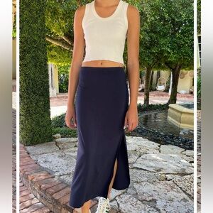 Brandy Melville Long Blue Skirt